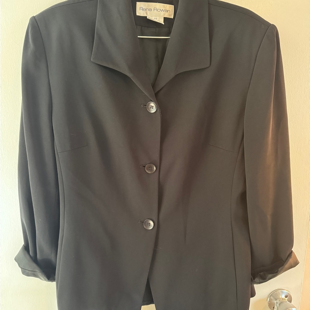 Rena Rowan Black Blazer size 14
